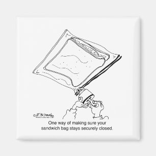 Íman Cadeado do saco w/a do sanduíche