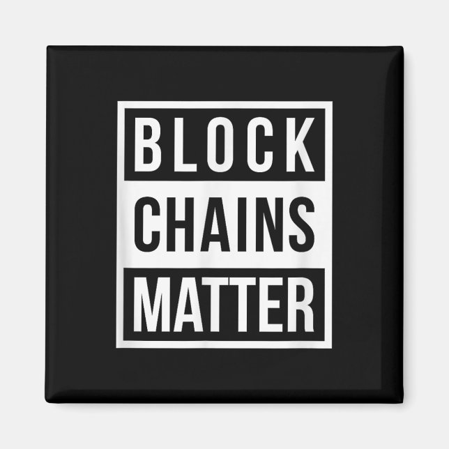 Íman Cadeias de Bloqueio - Engraçada Oferta Criptográfi (Frente)