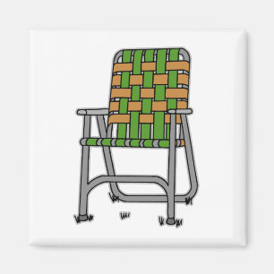 Íman Cadeira de gramado de dobramento