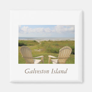 Íman Cadeiras de praia no ímã da ilha de Galveston
