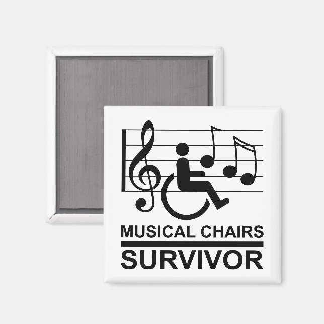 ÍMAN CADEIRAS MUSICAIS - SOBREVIVENTE (Front/Back)