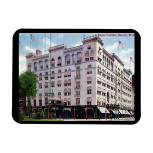 Íman Cadillac Hotel, Detroit 1909 Vintage