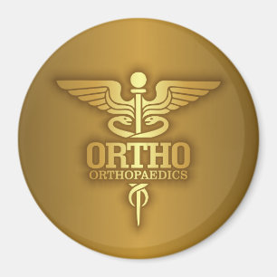 Íman Caduceus Dourado (ORTO)
