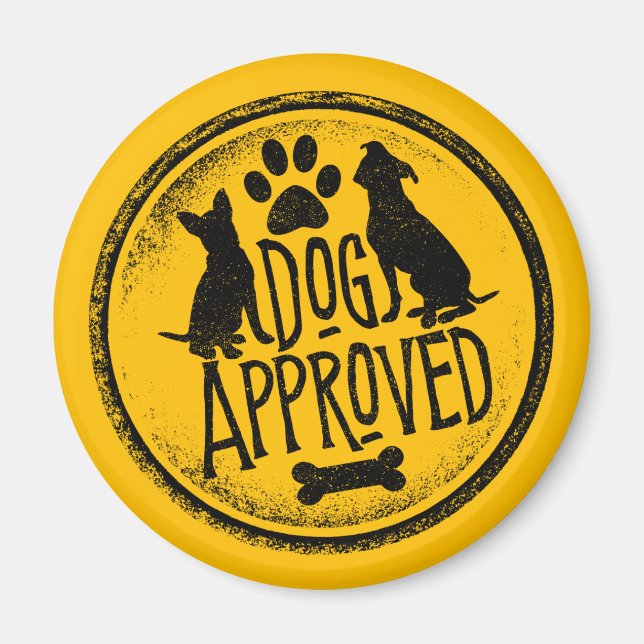 Íman Cães aprovados (Frente)