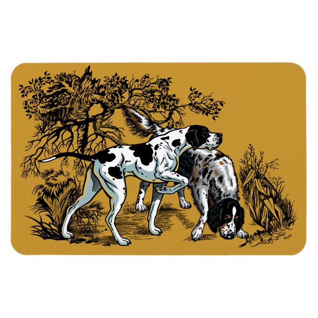 Íman cães caçadores (Horizontal)