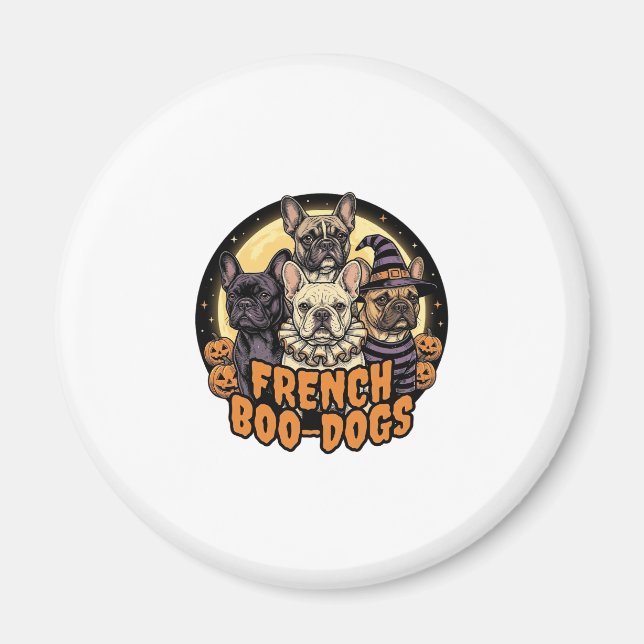 Íman Cães de Boo Franceses Design de Bulldog Francês de (Frente)