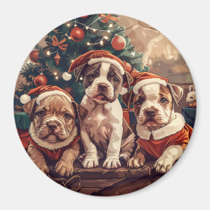 Íman Cães de Cachorro Pit Bull de Natal