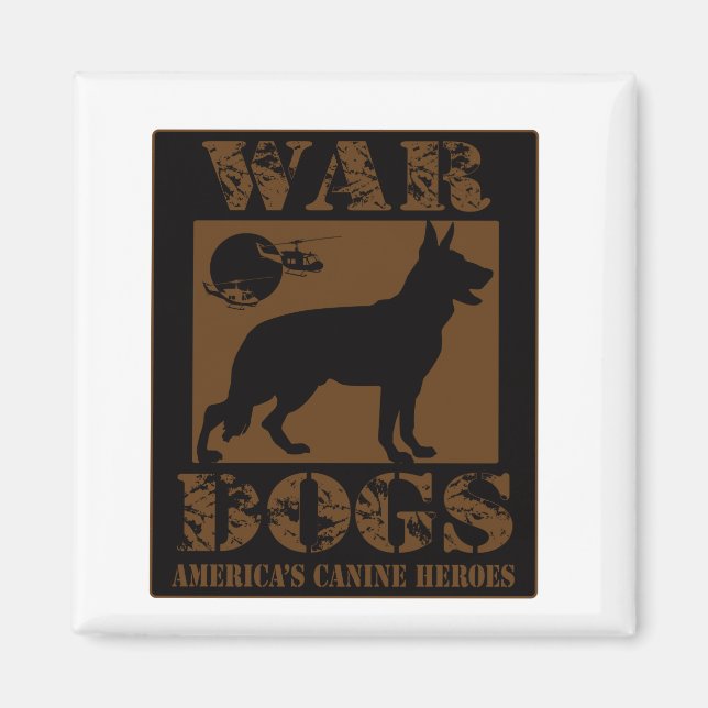 Íman Cães de Guerra-Trabalho de arte (Frente)