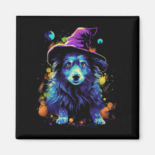 Íman Cães de Halloween Westi Caminhada de Cães de Hallo