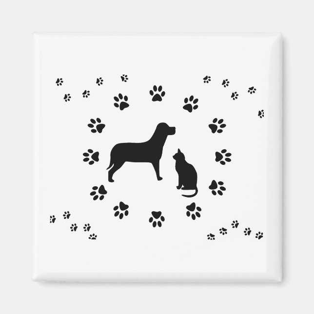 Íman Cães e Gatos (Frente)