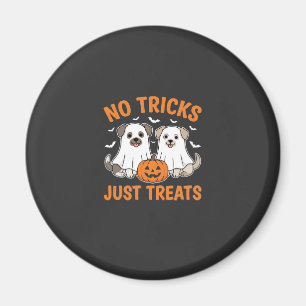 Íman Cães Fantasmas de Halloween Sem Truques Apenas Pre
