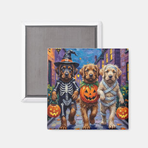 Íman Cães Mastim Tibetano em Fantasias de Halloween