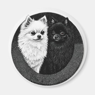 Íman cães spitz japoneses