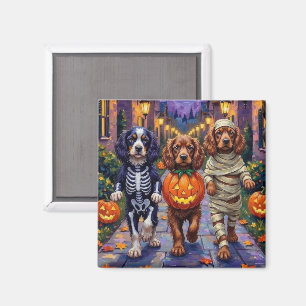 Íman Cães Sussex Spaniel em Fantasias de Halloween
