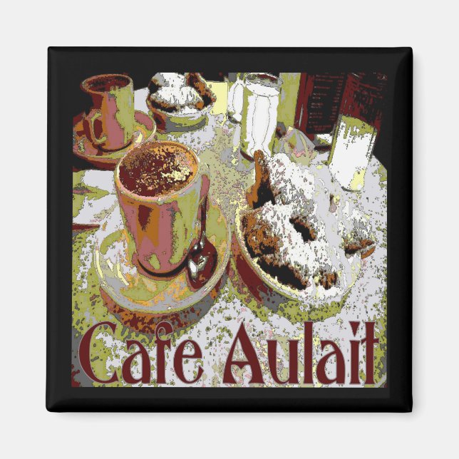 Íman Cafe Aulait, Café de Nova Orleans (Frente)
