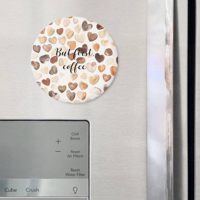 Íman Café Bean Hearts Café Primeiro (In Situ (Fridge))