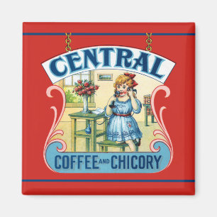 Íman Café Central e Magnetos de Chicória