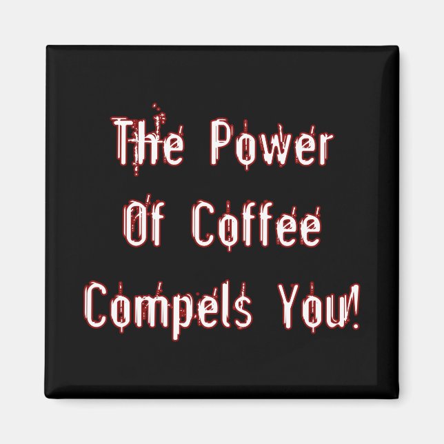 Íman Café Compele Você Branca (Frente)