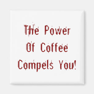 Íman Café Compele Você Vermelho