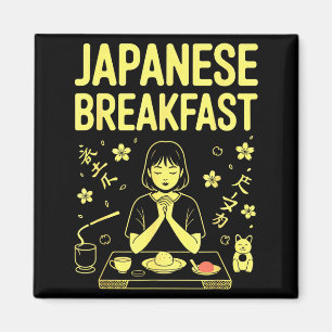 Íman Café da Manhã Japonês Chá de Arroz Miso Zen Gráfic
