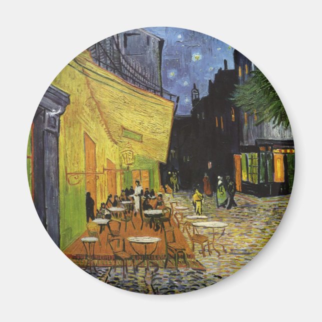 Íman Café da Noite de Van Gogh (Frente)