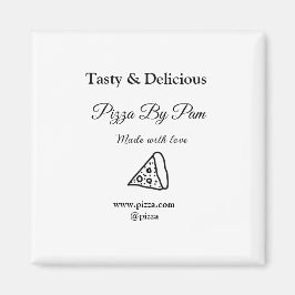 Íman Café de pizza desagradável feito com amor adicione