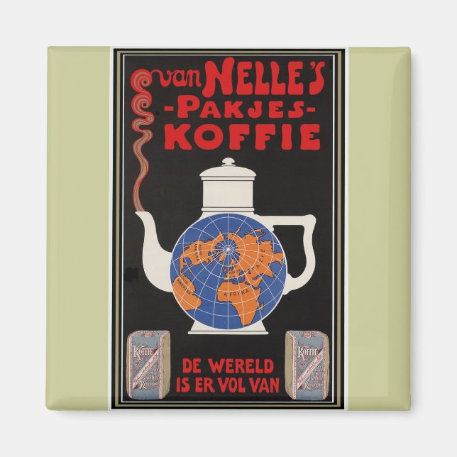 Íman Café de Van Nelle - Publicidade venenosa (Frente)