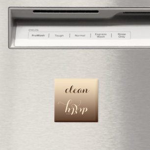 Íman Café e creme limpas ou sujas