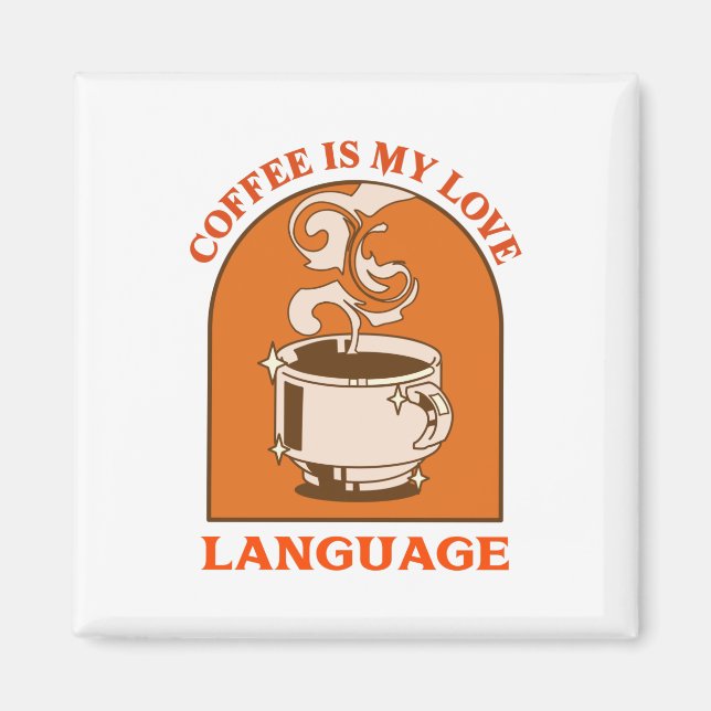 Íman Café é minha linguagem do amor (Frente)