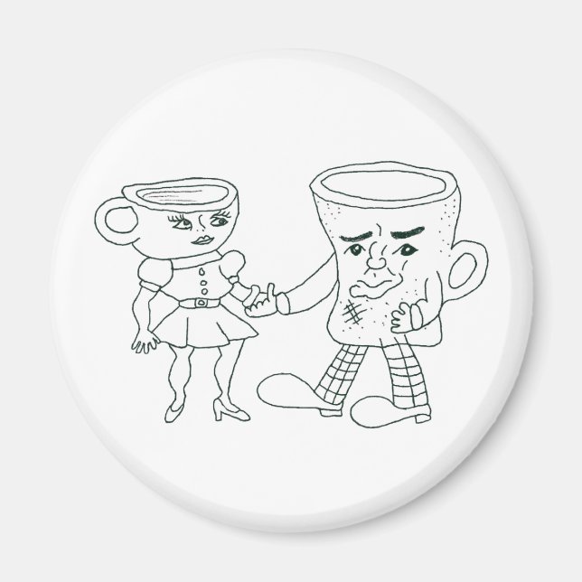 Íman Café e Tea Magnet (Frente)