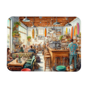 Íman Café ecético em San Diego Mug