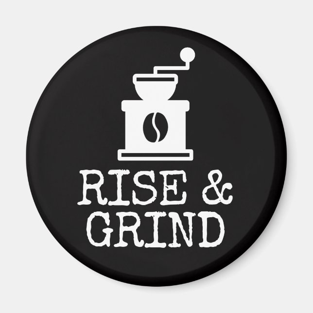 Íman Café Elevado e Grind (Frente)