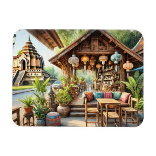 Íman Café em Chiang Mai Wat Chedi Luang