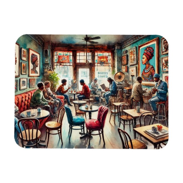 Íman Café em Chicago Bronzeville (Horizontal)