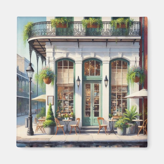 Íman Café em Nova Orleans Louisiana (Frente)