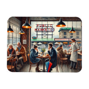 Íman Café em Rainy Seattle