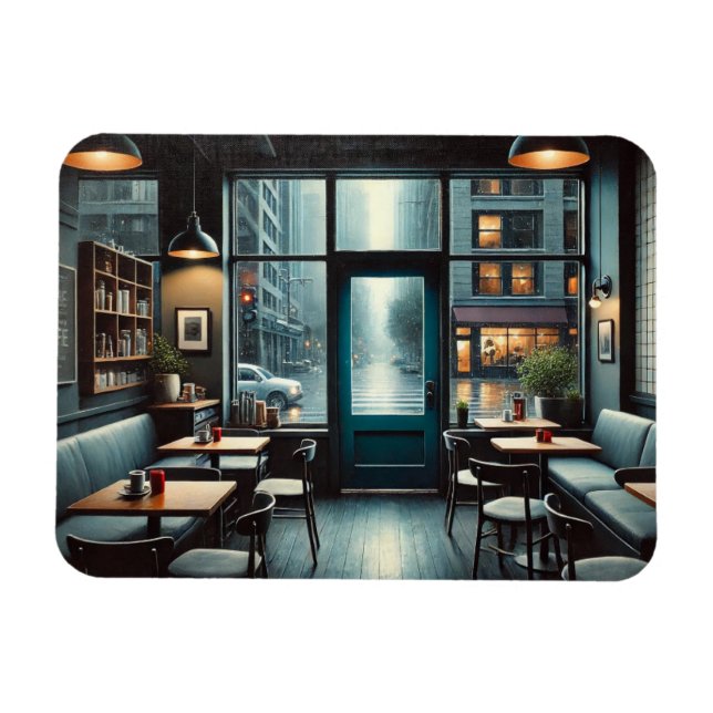 Íman Café em Rainy Seattle (Horizontal)