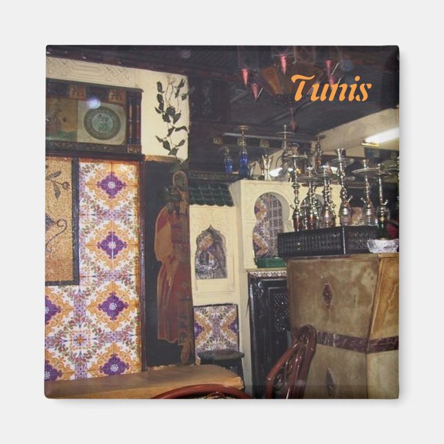 Íman café em tunis (Frente)