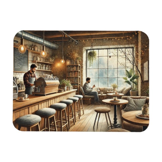 Íman Café em Vancouver Mug (Horizontal)