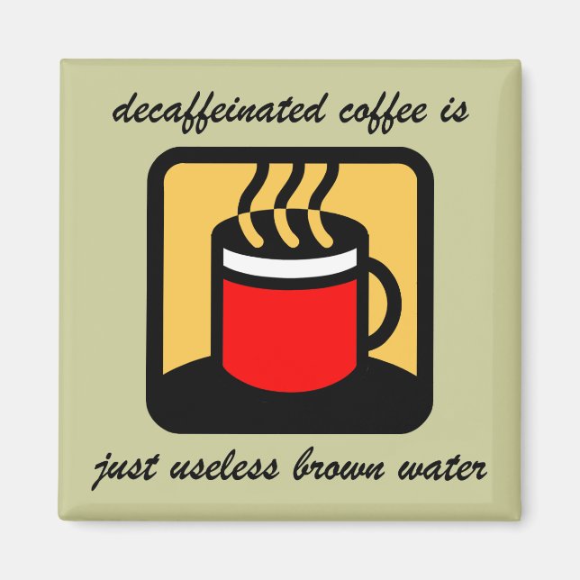 Íman Café engraçado (Frente)