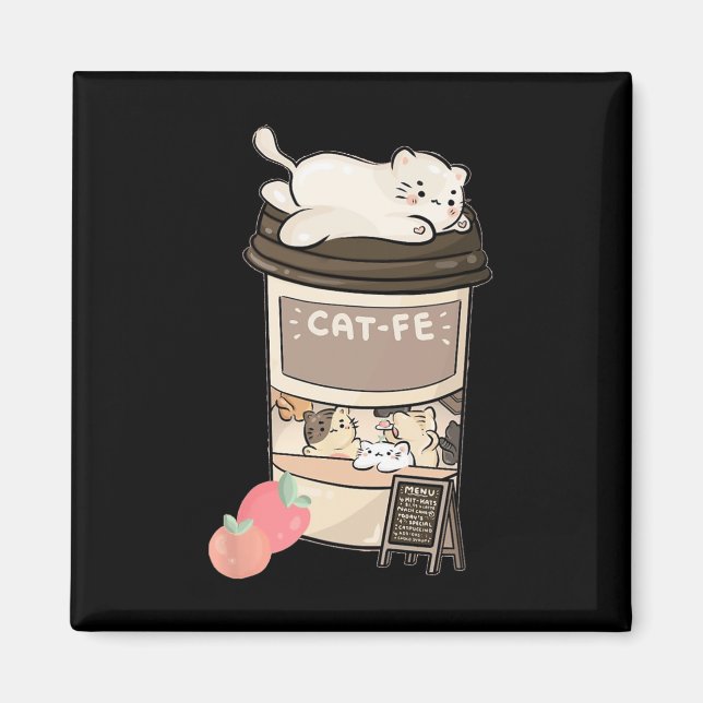 Íman Café Gato Bonito (Frente)