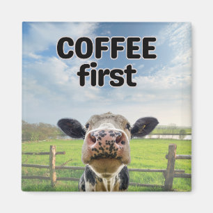Íman Café Humorístico Engraçado, Primeiro Magneta de Va