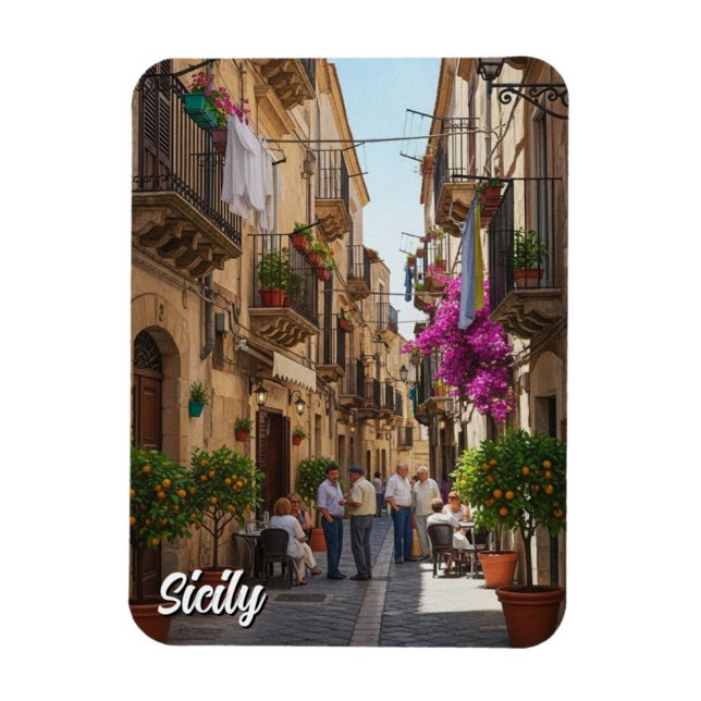 Íman Cafe in Sicily Italy (Vertical)