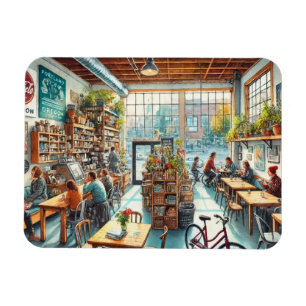 Íman Café Independente em Portland Oregon