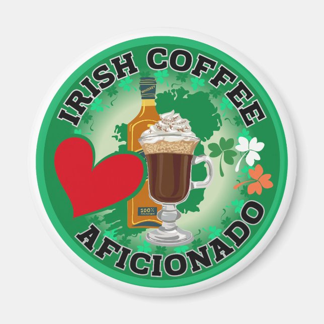 Íman Café irlandês Aficionado. (Frente)