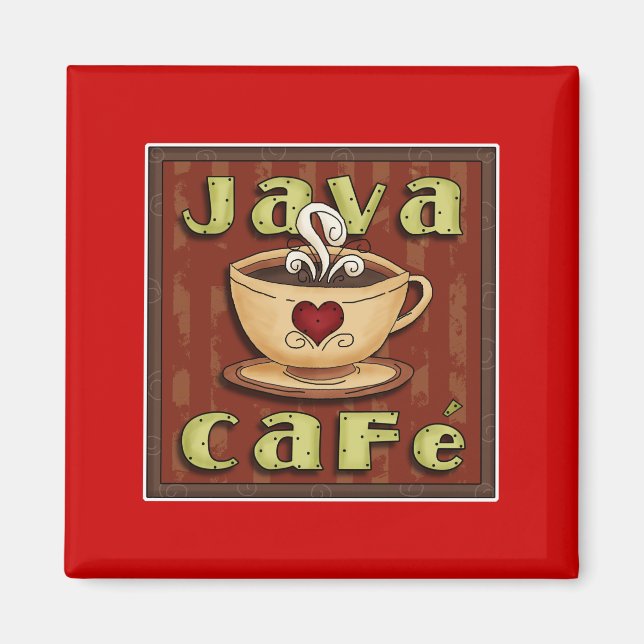 Íman café java (Frente)