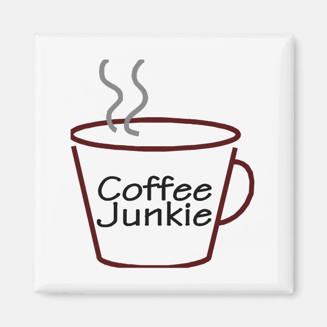 Íman Café Junkie (Frente)