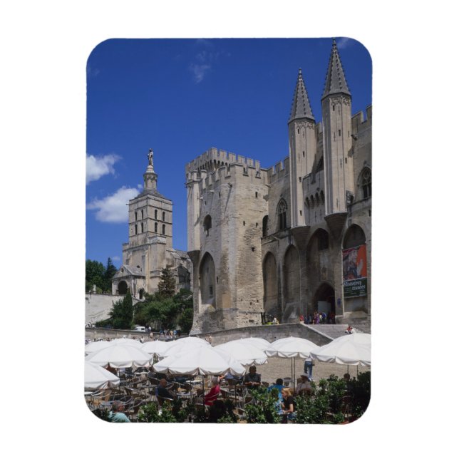 Íman Café, Le Palais des Papes, Avignon, Vaucluse, (Vertical)
