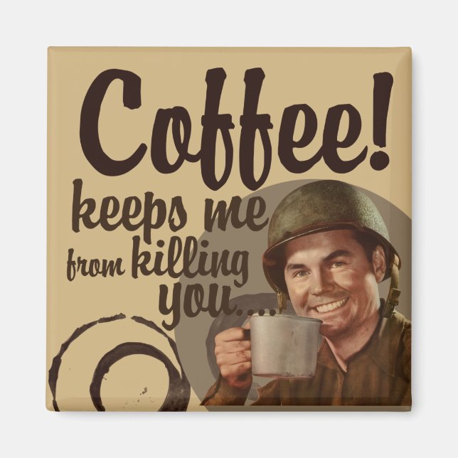 Íman Café me mantém por te matar (Frente)