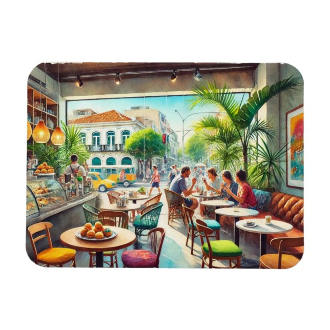 Íman Café no Rio Brasil Mug (Horizontal)